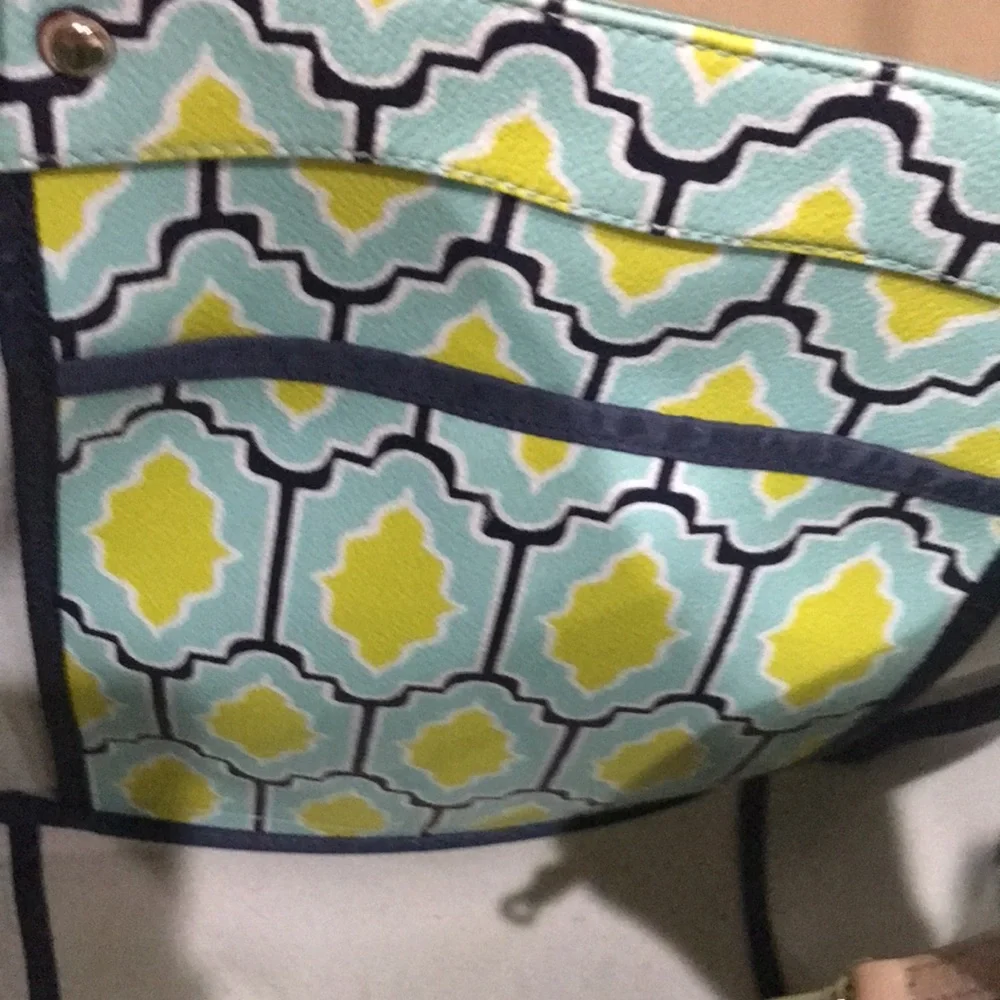 Kate Spade Leather Trimmed Coated Canvas Tote